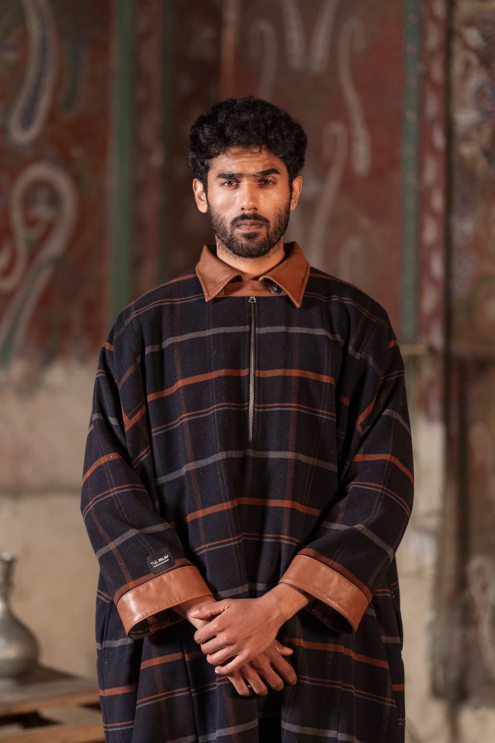 Blue Check Pheran