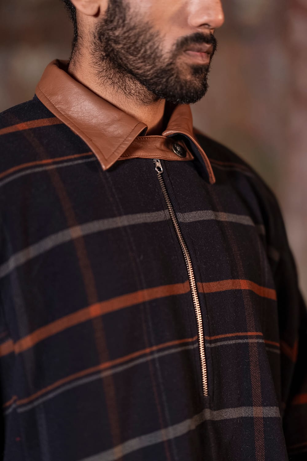 Blue Check Pheran
