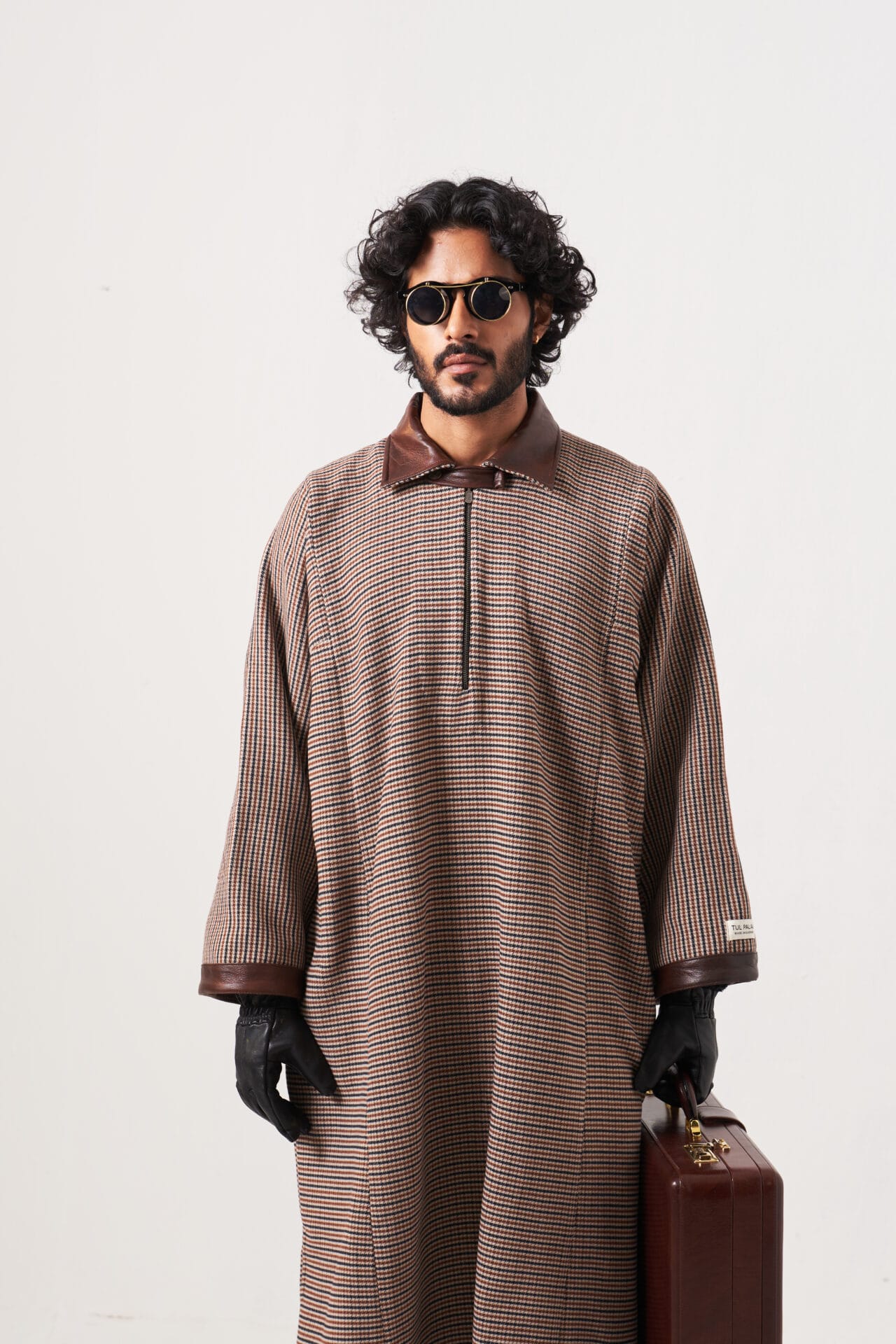 Brown Check Pheran