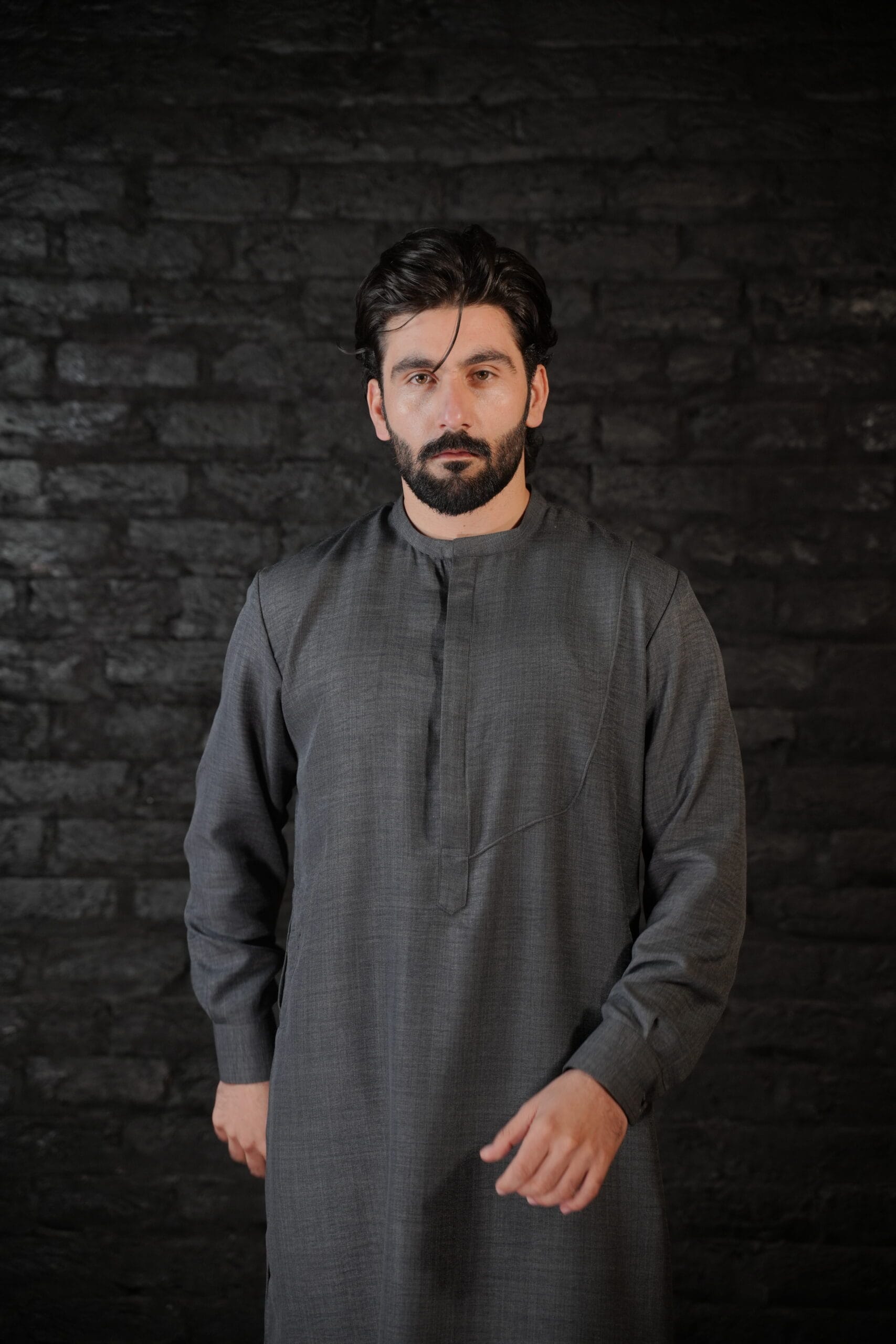 Grey Kurta Pants