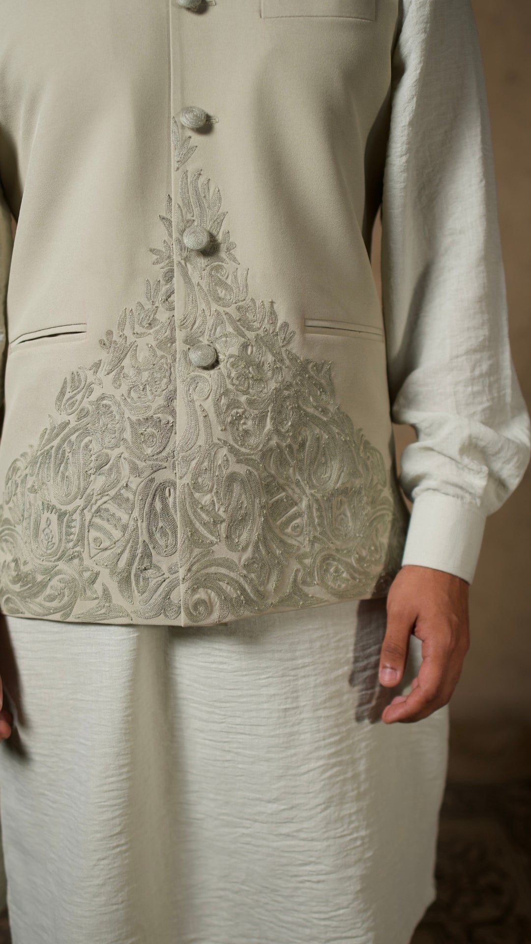 Kurta Salwar with Embroidered Waist Coast