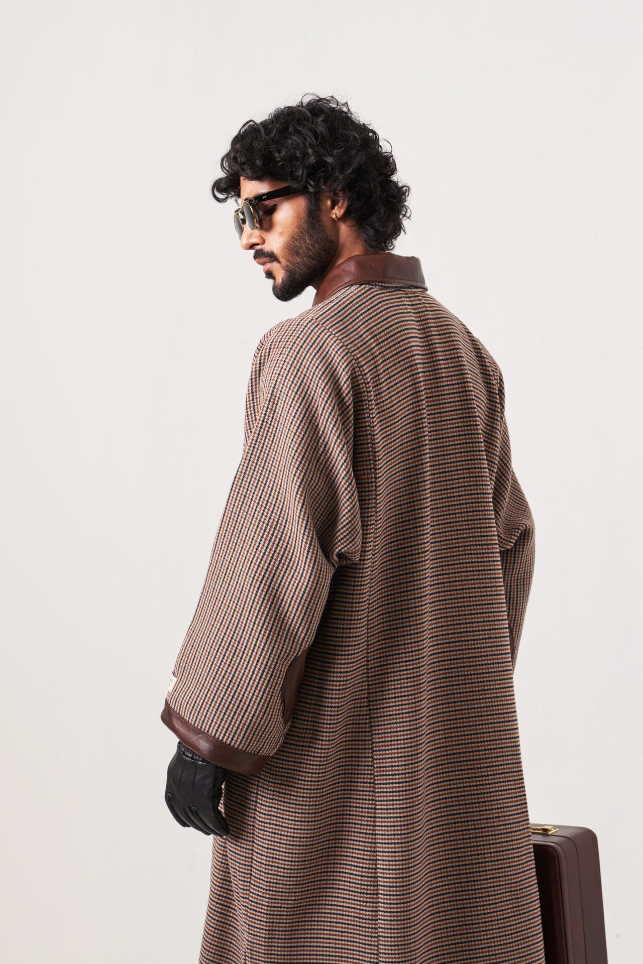 Brown Check Pheran