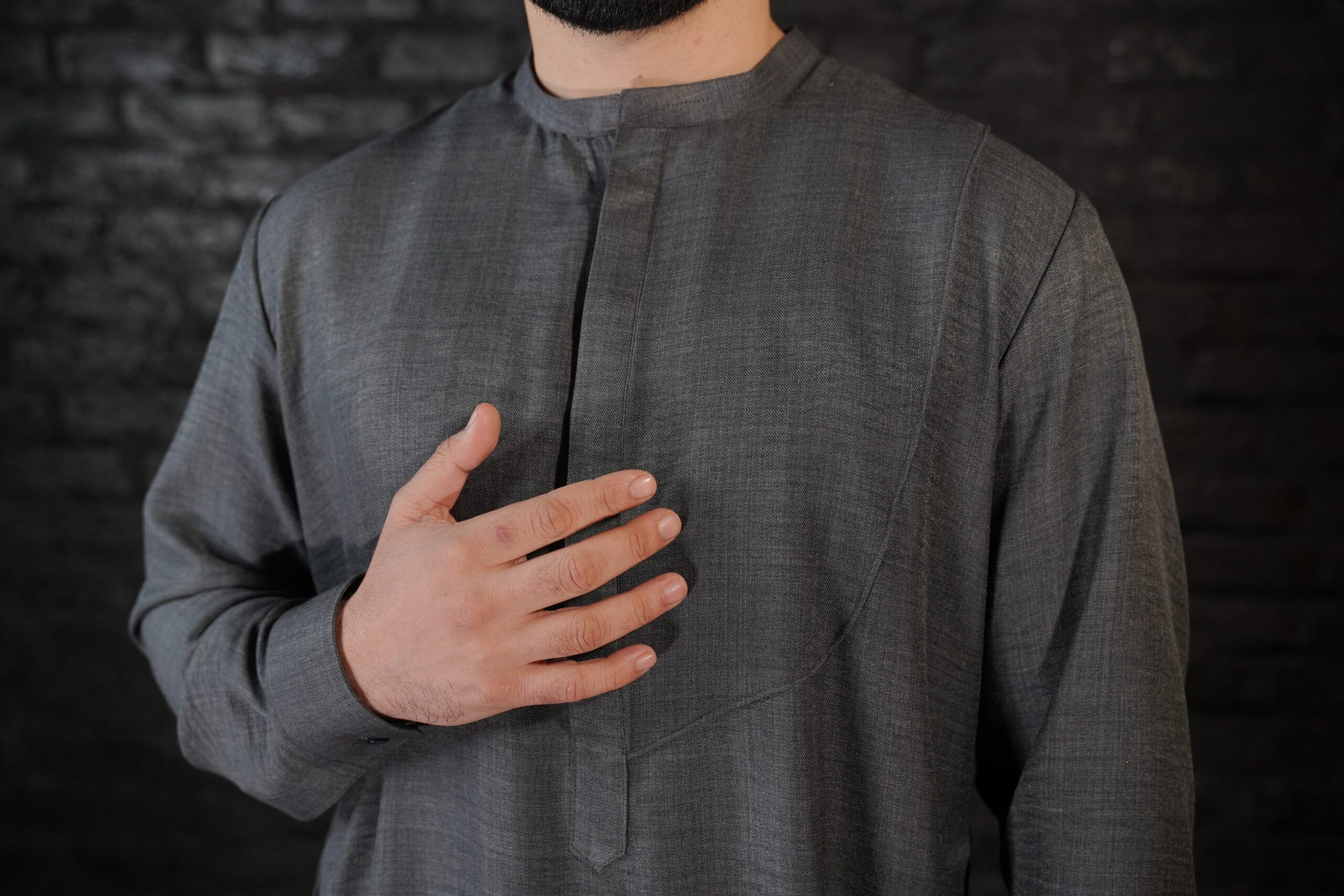 Grey  Kurta Pants