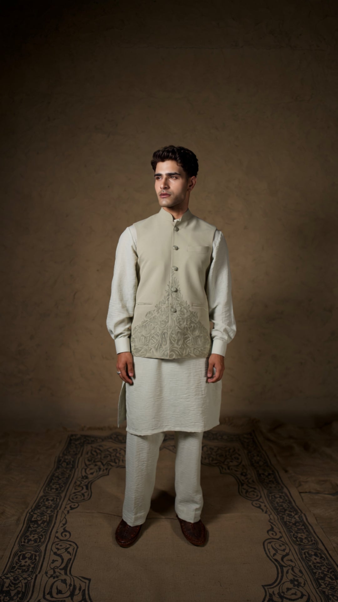 Kurta Salwar with Embroidered Waist Coast