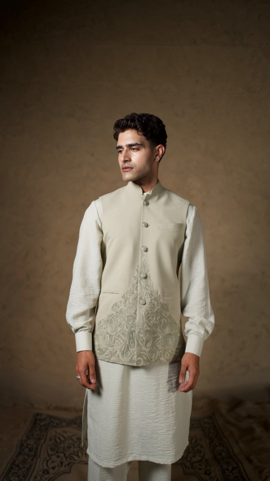 Kurta Salwar with Embroidered Waist Coast