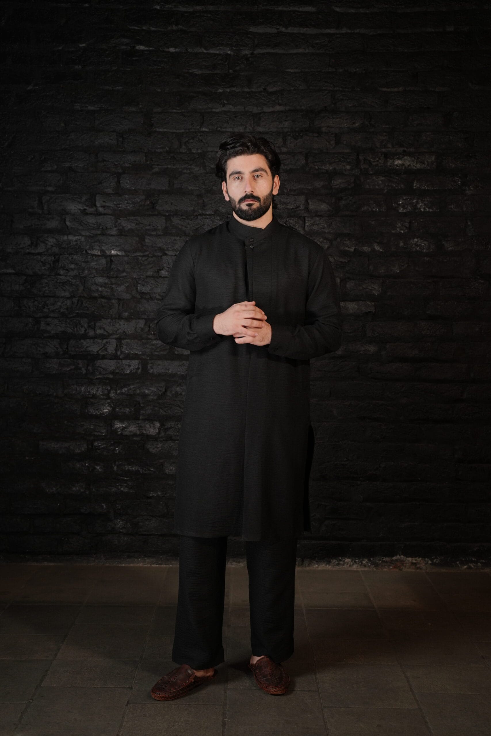 Black Kurta Pants