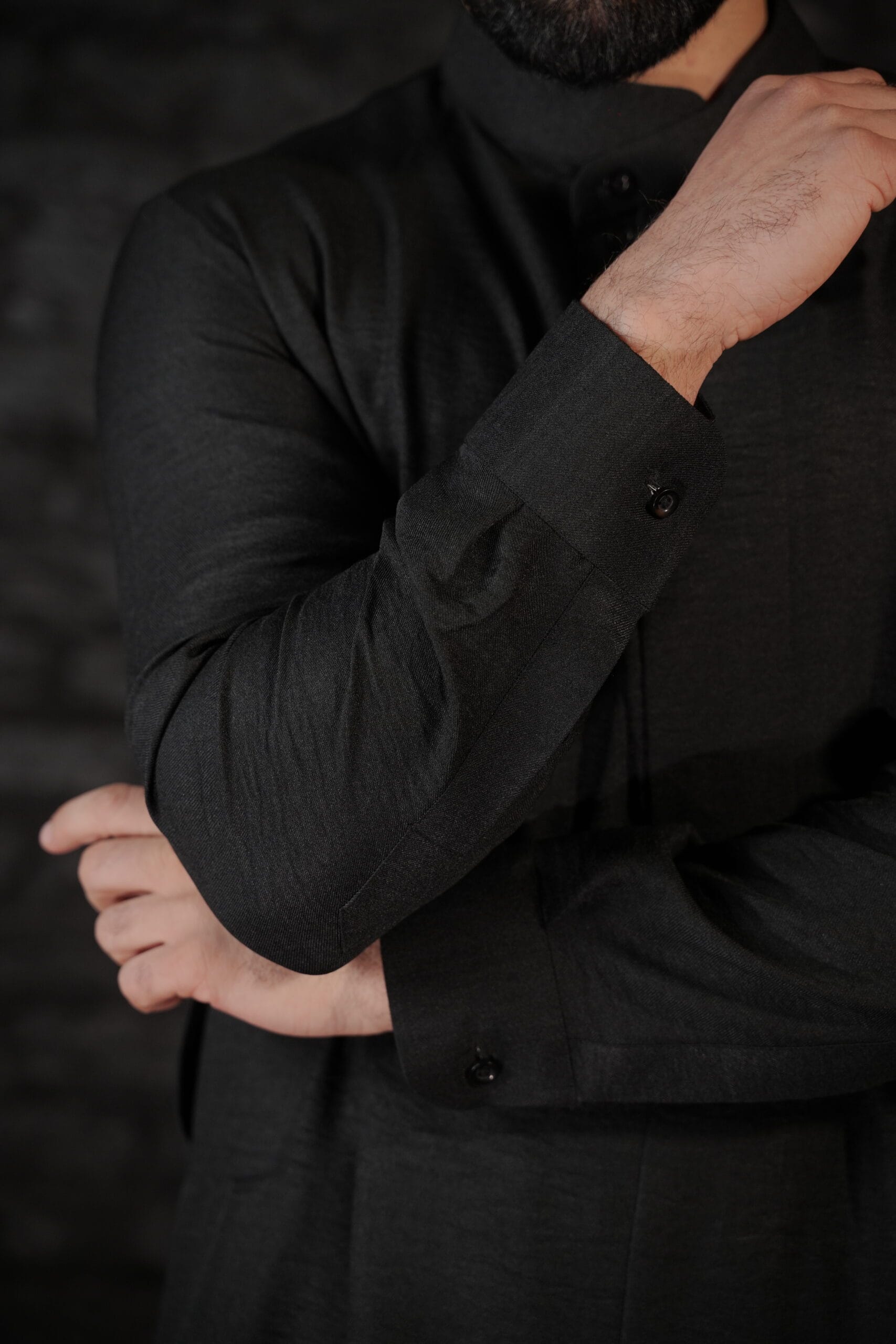 Black Kurta Pants - Image 3